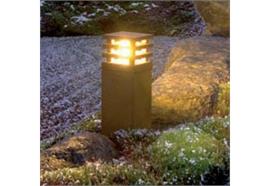 Wegleuchte Rusty rund 40 Eisen gerostet  230V E27 max. 1x11W H=400 D=190 /IP55