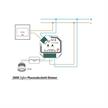 Zigbee Funk Phasenabschnitt Push-Dimmaktor  230V/ L=45 B=59 H=21 / IP20 | Bild 2