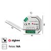 Zigbee Funk Schaltaktor on-off  230V/16A Relais /L=45 B=46 H=21 / IP20
